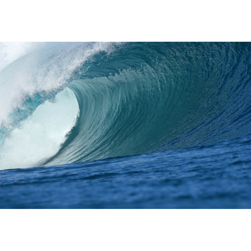 Bigwavebarrel - Wrapped Canvas Print, 61cm H x 91cm W x 3.8cm D