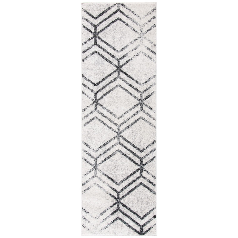 Brimmer Performance Geometric Rug, Runner 2'6" x 12'