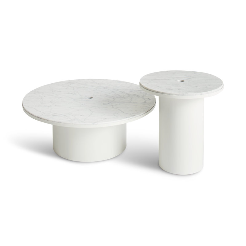 Plateau Coffee Table, White