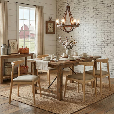 Chaise d'appoint rembourrée en bois d'hévéa massif Norwood