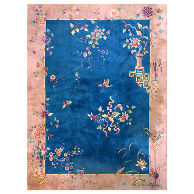Charmant tapis art déco chinois antique par Nichols Atelier