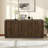 Beatriz 63" Wide 4-Door Sideboard Cabinet-1700019135