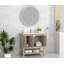 Meuble-lavabo simple 36 po avec comptoir en porcelaine Mena pré-assemblé