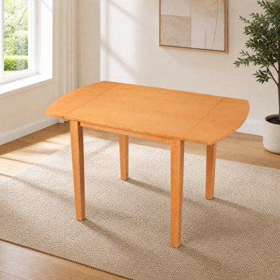 Extendable Dining Tables (table only, no chairs, complete with top and legs), Wood MDF Modern Small Kitchen