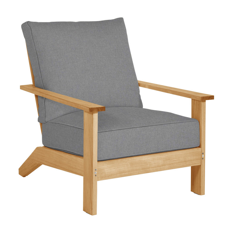 Teck Ashland - Teck naturel, Welt, Teck naturel, Sunbrella® ‑ Cabana à rayures minuit