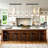 3-Light Modern Classic Fabric Linear Pendant Light-723575779