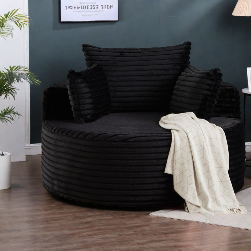 Canapés modernes en velours côtelé, fauteuil-lit moelleux pour le salon
