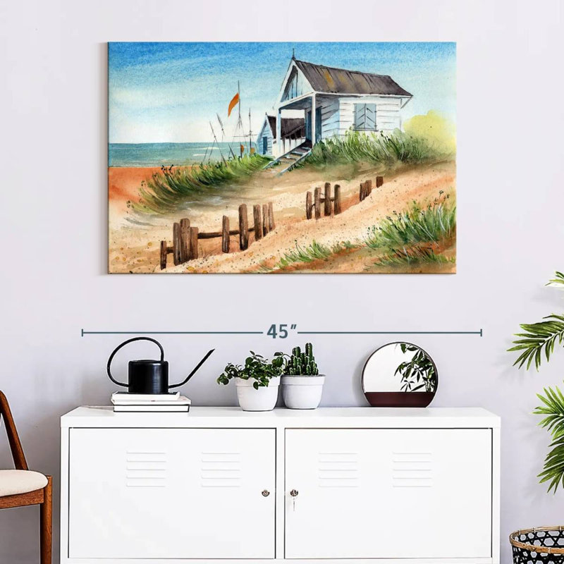 Lilie Beach House, H 26 po x l 39 po