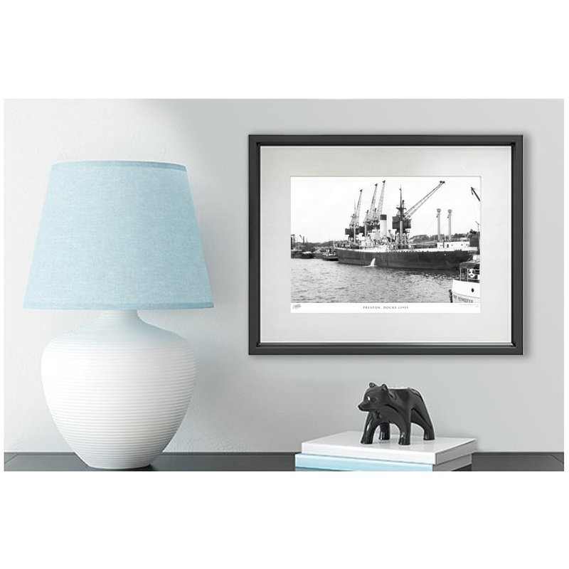 Preston, Docks C1955 - Single Picture Frame Print, 40cm H x 50cm W x 2.3cm D