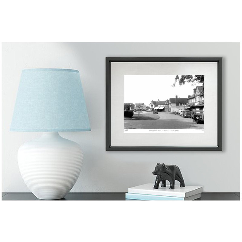 Woldingham, The Cresent C1955 by Francis Frith - Single Picture Frame Print, 40cm H x 50cm W x 2.3cm D