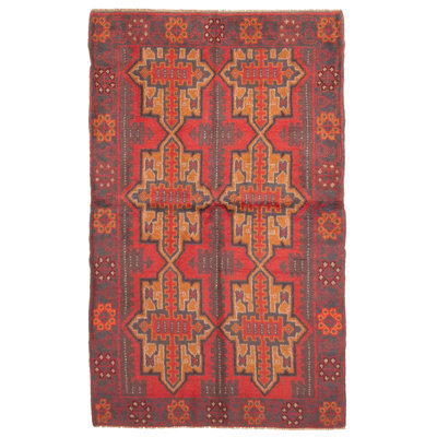 Rizbaft Red Rug 3'7" x 6'0"