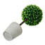 Ensemble de 2 topiaires de buis artificiel en pot