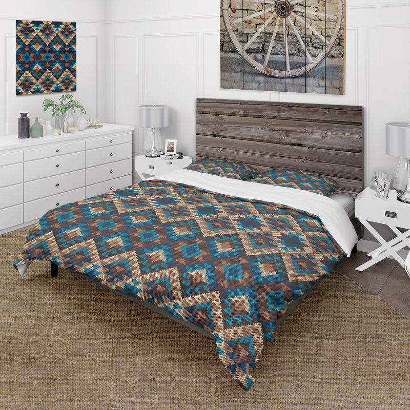 Ensemble de housse de couette en microfibre Quanasia, Housse de couette simple + 1 taie décorative stan