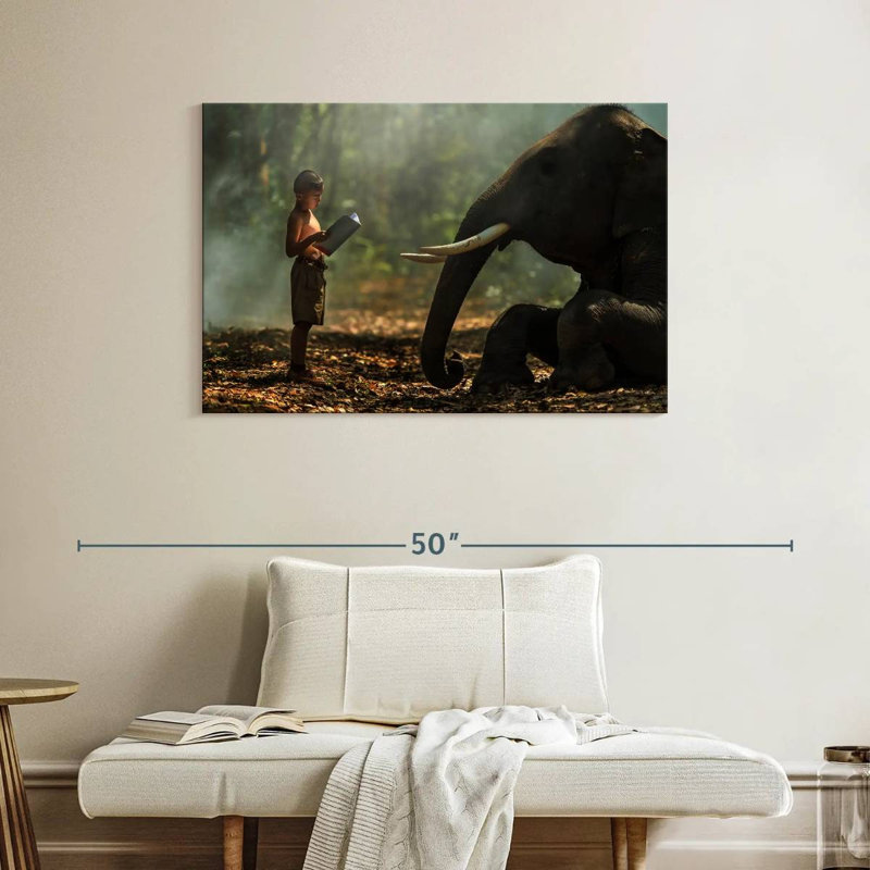 «Brampt Elephant Bedtime Story», H 26 po x l 39 po