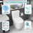 23" Short Compact One-Piece Toilet, Dual Flush, Soft-Close Seat