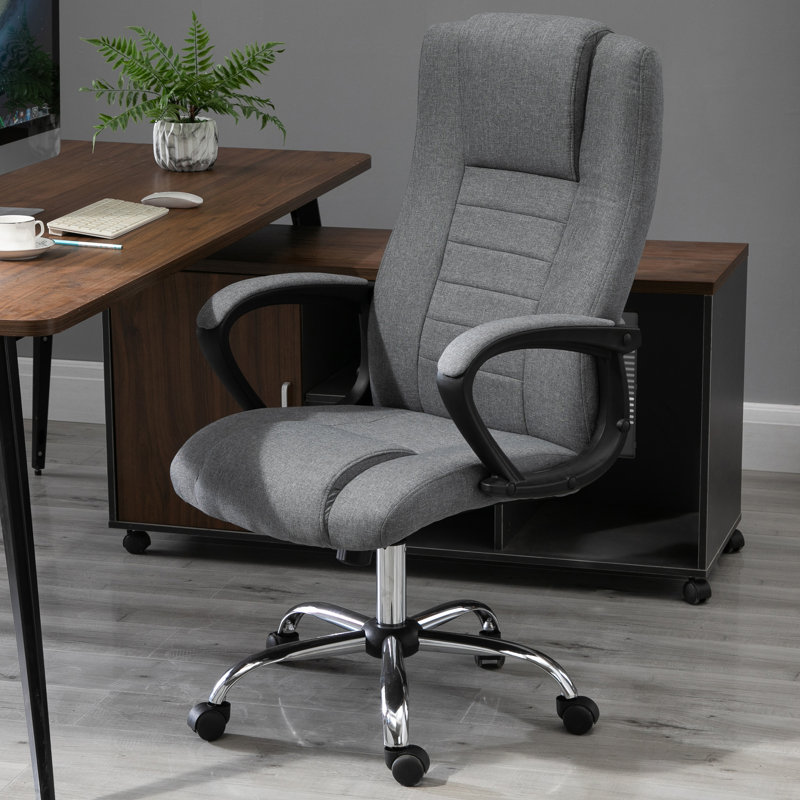 Chaise de bureau Inbox Zero, Gris foncé