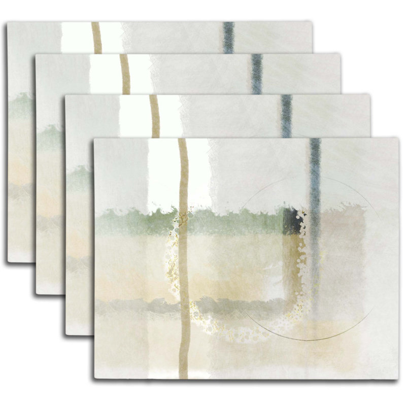 Napperon abstrait en polyester