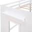 Lit mezzanine simple avec armoire et tablette-621213595
