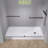 60 In. L X 30 In. W Single Threshold Shower Pan Base With Right Drain In High Gloss White
