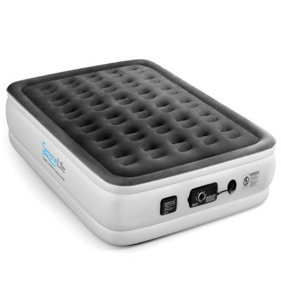SereneLife 18" Elevated Mattress With Built-In Pump-Durable Automatic Electric Inflation SLABFL60 by SereneLife