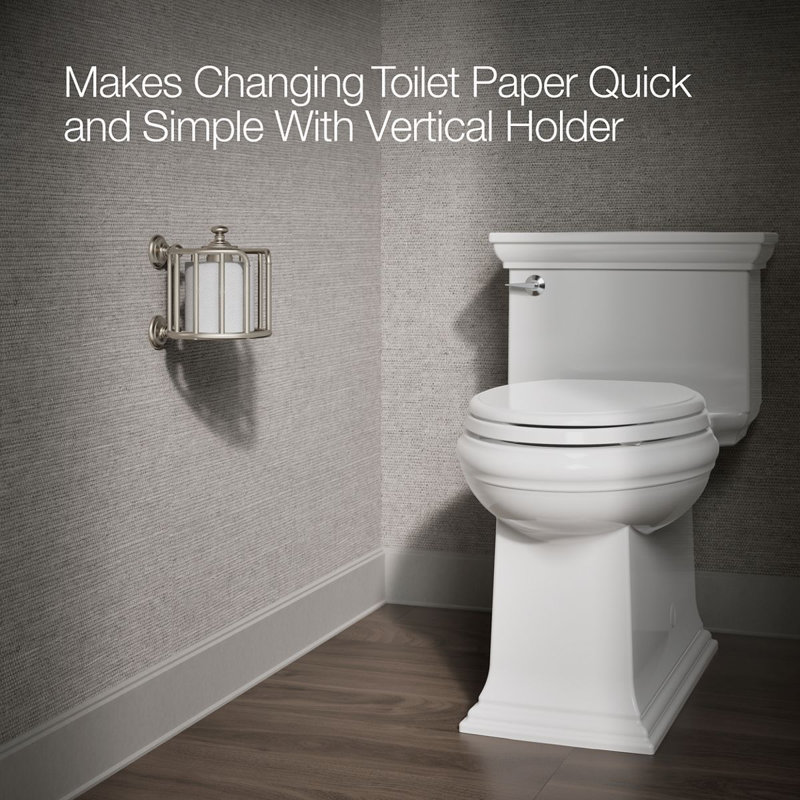 Artifacts® Toilet Tissue Carriage, Vibrant Brushed Nickel