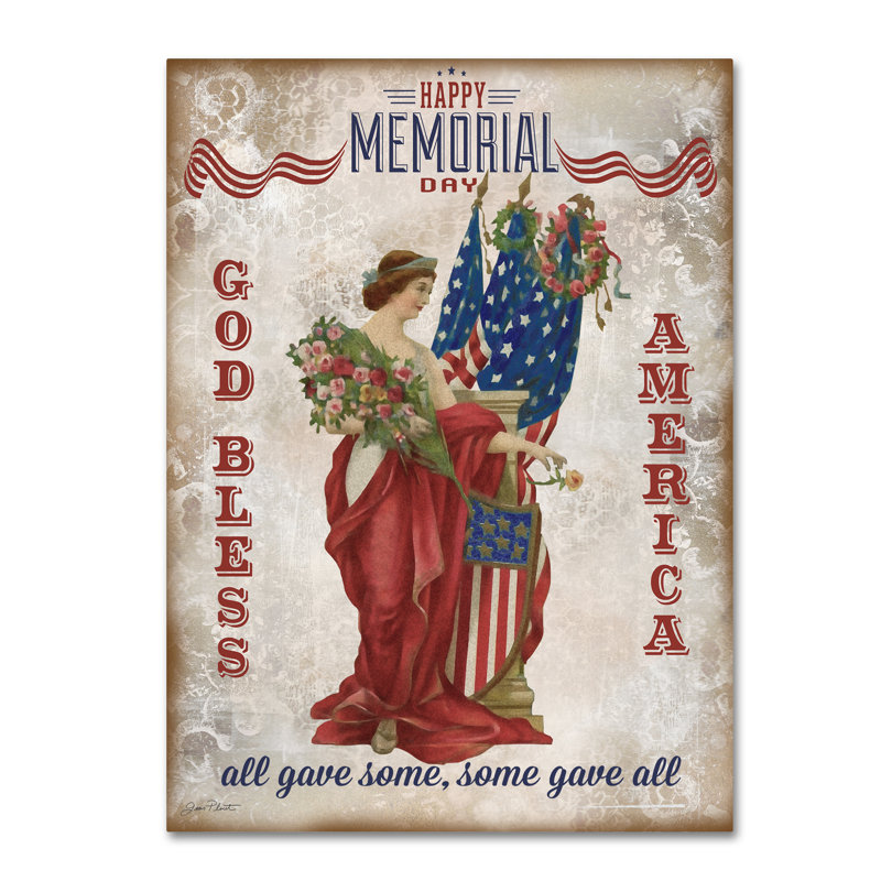 « rétro patriotique 2 », reproduction d’impression sur toile tendue, H 32 po x l 24 po