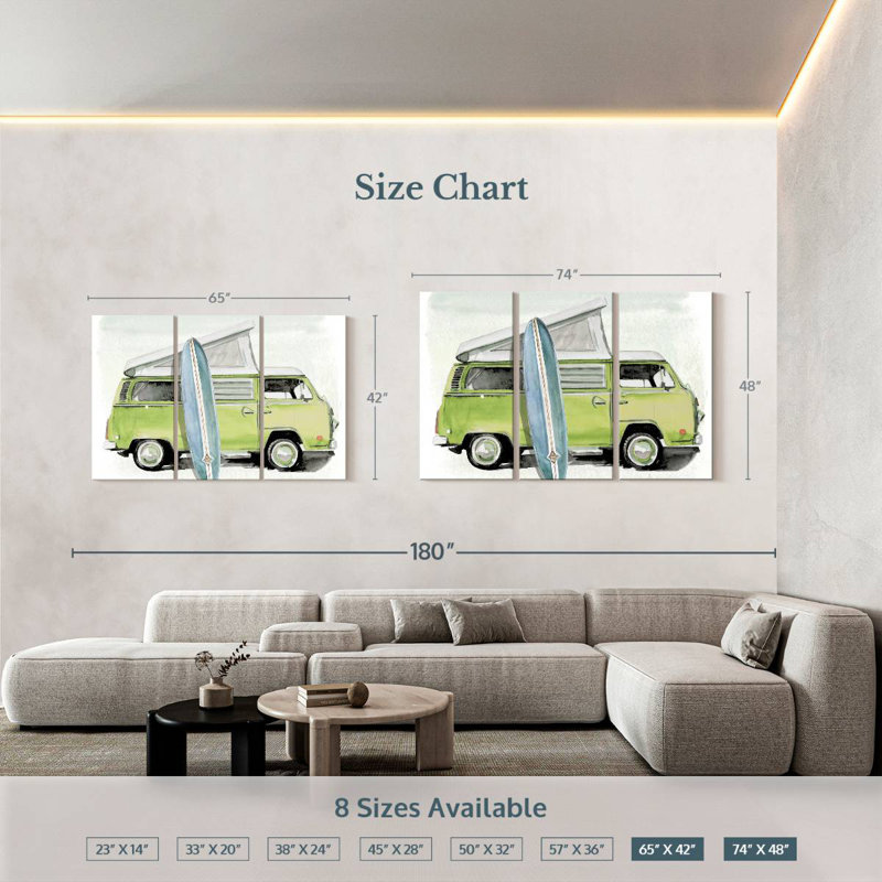 Mehar Surf Wagon I, 42" H x 65" W