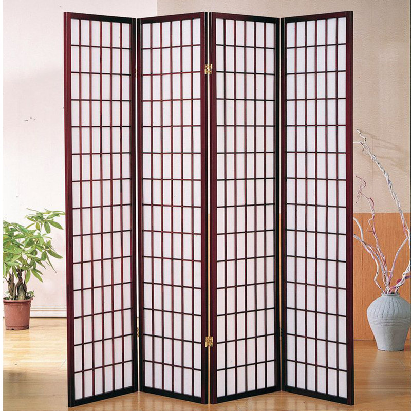 Meilen Cherry 4 Panel Shoji Screen