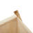 Vidaxl Laundry Basket Cream White 17.7"X21.7"X25" Bamboo