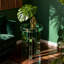 Round Glass Side Table With Tray Top Sofa Table -1169489297