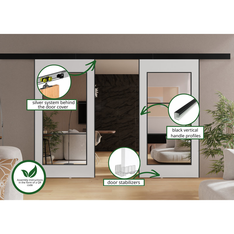 DOOR TORI 2, White, 214cm x 205cm
