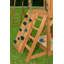 Ensemble de jeu Mountain View Lodge avec toit en bois et balançoire à glissade verte-53131405
