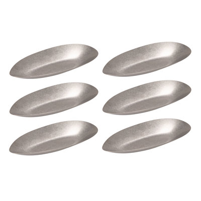 Stainless Steel Organic Shaped Oval Platters