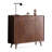 Modern Brown Solid Wood Shoe Storage
