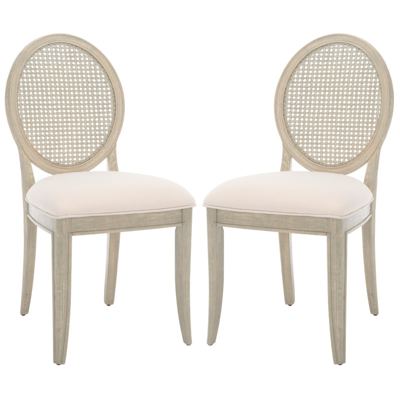 Karlee 21.5'' H Linen Upholstered Side Chair, Beige