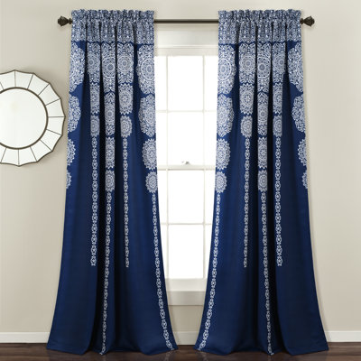Polyester Room Darkening Curtain Pair