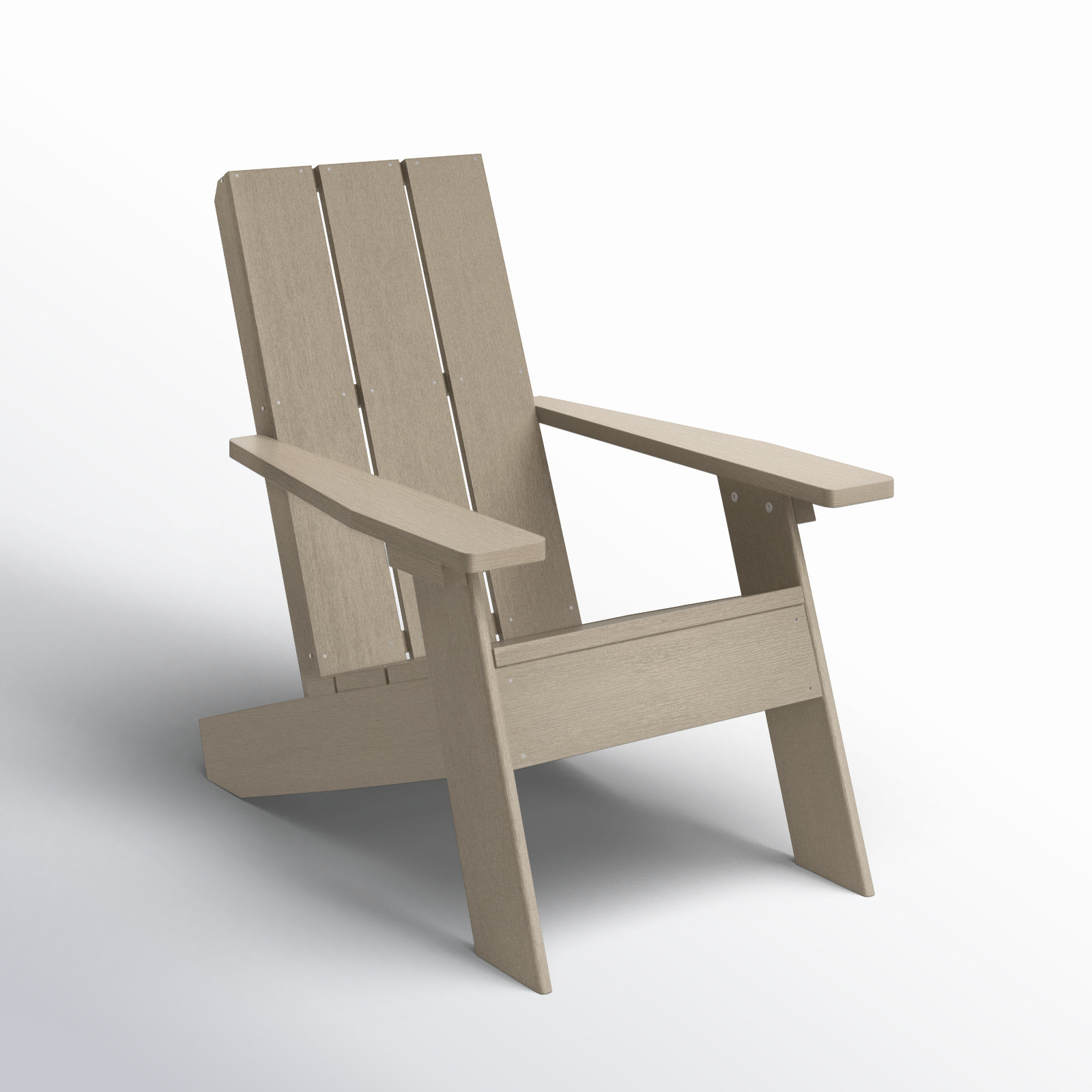 Byrnes Outdoor Adirondack Chair, Woodland Brown