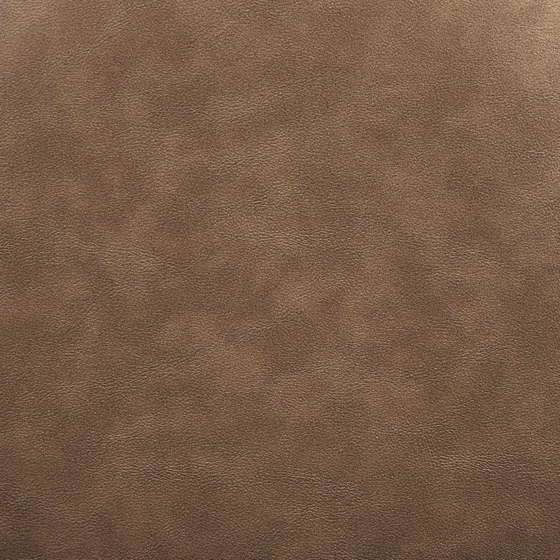 Lit tapissier en cuir Diorio Vegan, Simple, Brown Vegan Leather