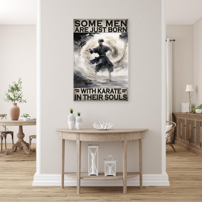 " Men Just Born With Karate "