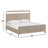Honey Solid Wood Standard Bed-95846924