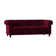 Canapé Chesterfield à accoudoirs roulés