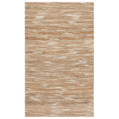 Tapis en jute / coton naturel tissé à la main Natural Fibre Couture 101