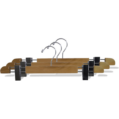Nielsen Wood Hangers With Clips for Skirt/Pants