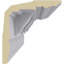 Moulure couronnée traditionnelle H 3 3/4 po x P 3 1/2 po x F 5 1/8 po x L 94 1/2 po