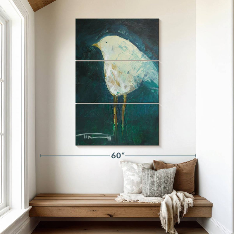 Brampt Waiting Bird, 50" H x 32" W