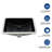Lucilla 21"X14.95" Black Ceramic Bathroom Sink, Smooth Surface, Efficient Drain, Vertical Undermount For Space