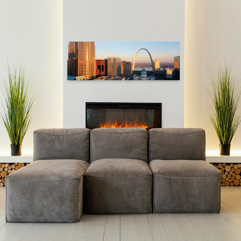 St. Louis Skyline by J Sohm/VOA LLC - Wrapped Canvas Panoramic Print, 40.64 cm H x 121.92 cm W