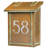 Classic Brass Wall Mounted Mailbox