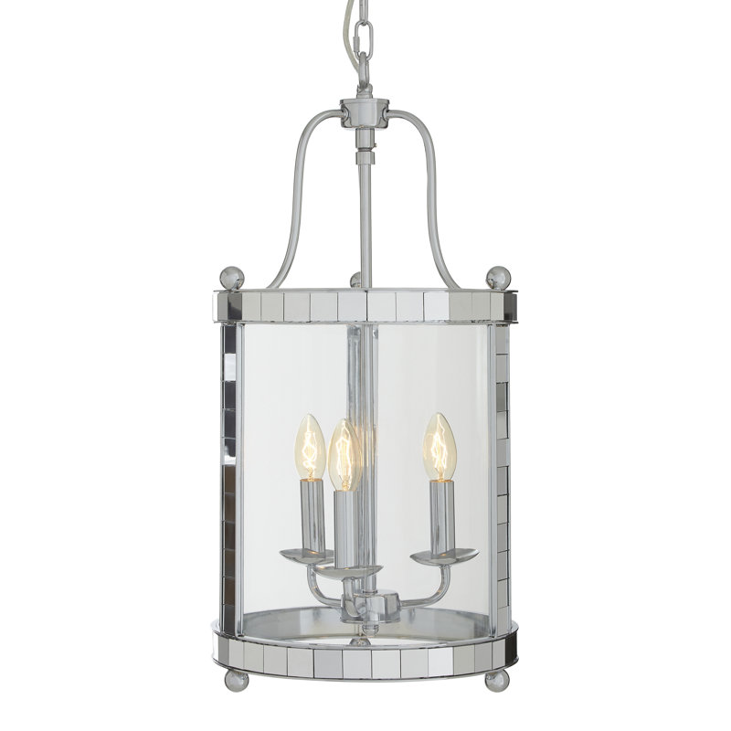 Madrona 3 - Light Chrome Lantern Pendant