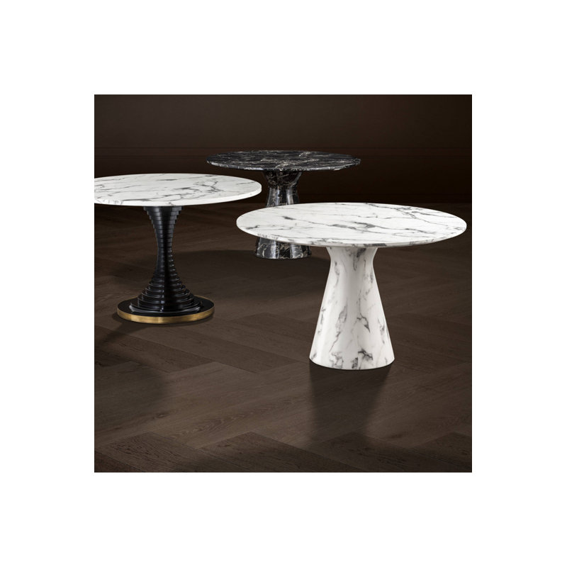 Turner Round Dining Table, White